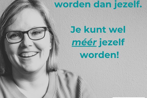 Je kunt niet meer worden dan jezelf. Je kunt wel 🤍MEER🤍 jezelf worden!